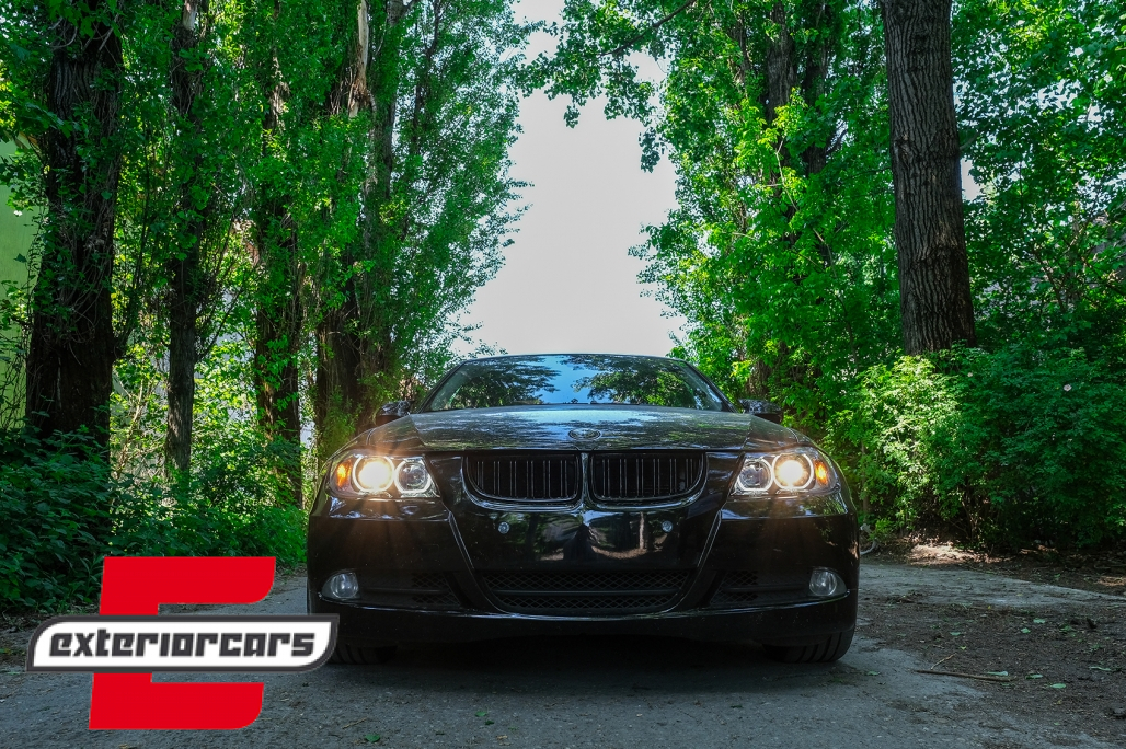 Prednja svjetla LED Angel Eyes (crna) / BMW serije 3 E90 limuzina E91 karavan (03.2005-2011) - Slika 29
