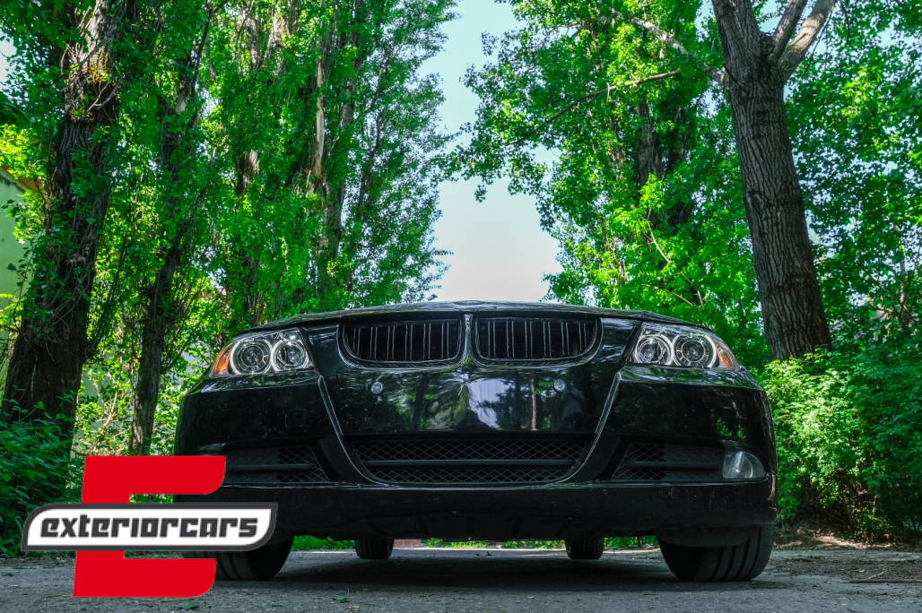 Prednja svjetla LED Angel Eyes (crna) / BMW serije 3 E90 limuzina E91 karavan (03.2005-2011) - Slika 31