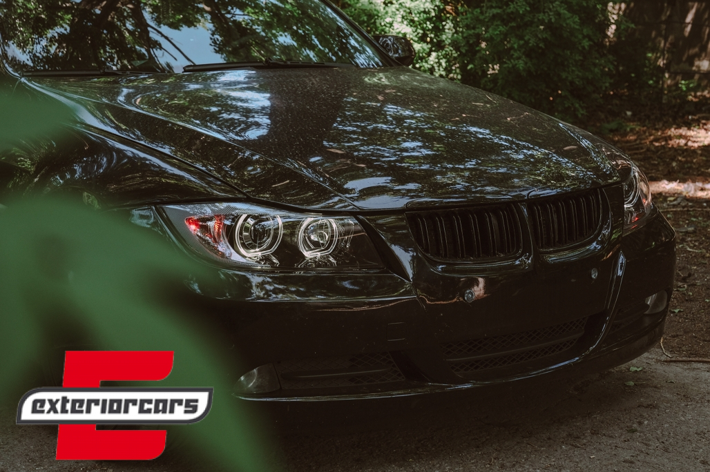 Prednja svjetla LED Angel Eyes (crna) / BMW serije 3 E90 limuzina E91 karavan (03.2005-2011) - Slika 34