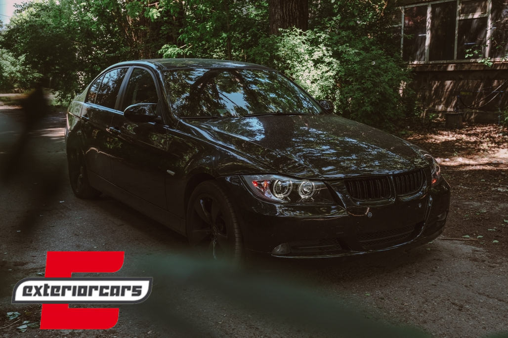 Prednja svjetla LED Angel Eyes (crna) / BMW serije 3 E90 limuzina E91 karavan (03.2005-2011) - Slika 35