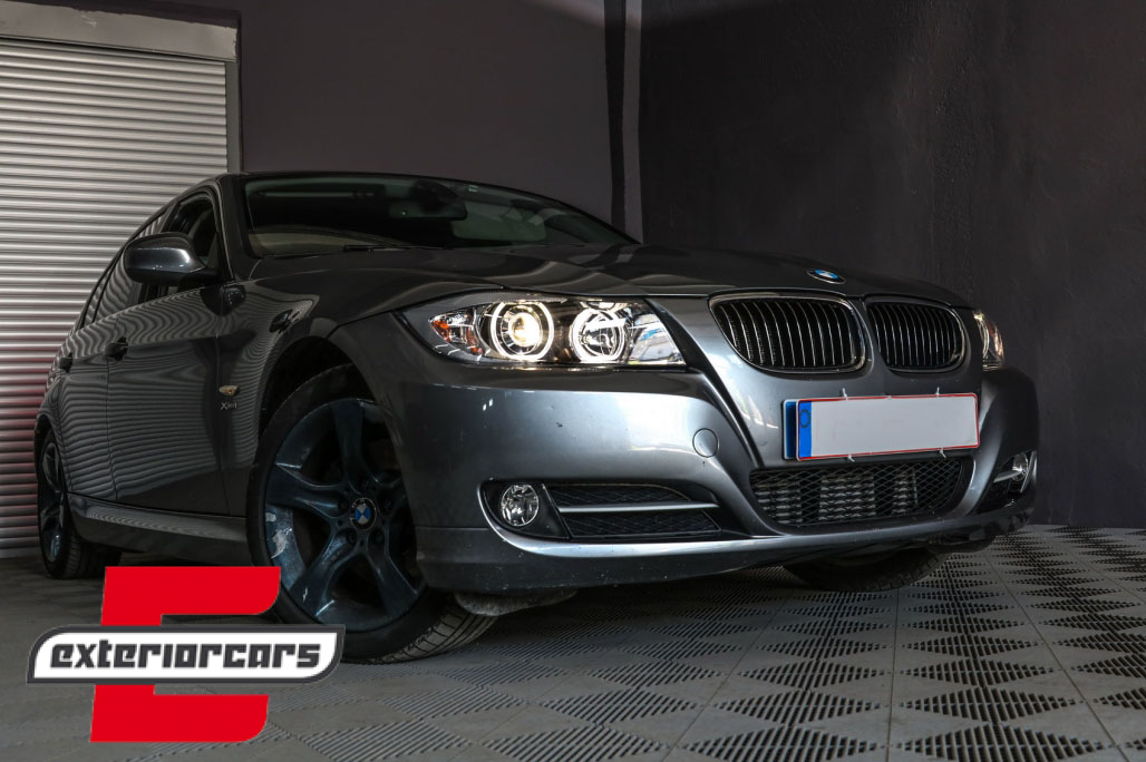Prednja svjetla LED Angel Eyes (crna) / BMW serije 3 E90 limuzina E91 karavan (03.2005-2011) - Slika 8