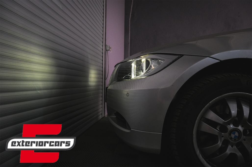 Prednja svjetla LED Angel Eyes (crna) / BMW serije 3 E90 limuzina E91 karavan (03.2005-2011) - Slika 10