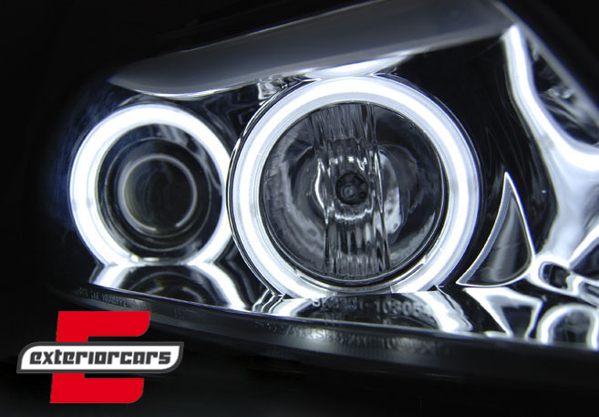 Prednja svjetla CCFL Angel Eyes (chrome) / BMW serije 3 E90 limuzina E91 karavan (03.2005-08.2008) - Slika 3