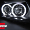 Prednja svjetla CCFL Angel Eyes (crna) / BMW serije 3 E90 limuzina E91 karavan (03.2005-08.2008) - Slika 3