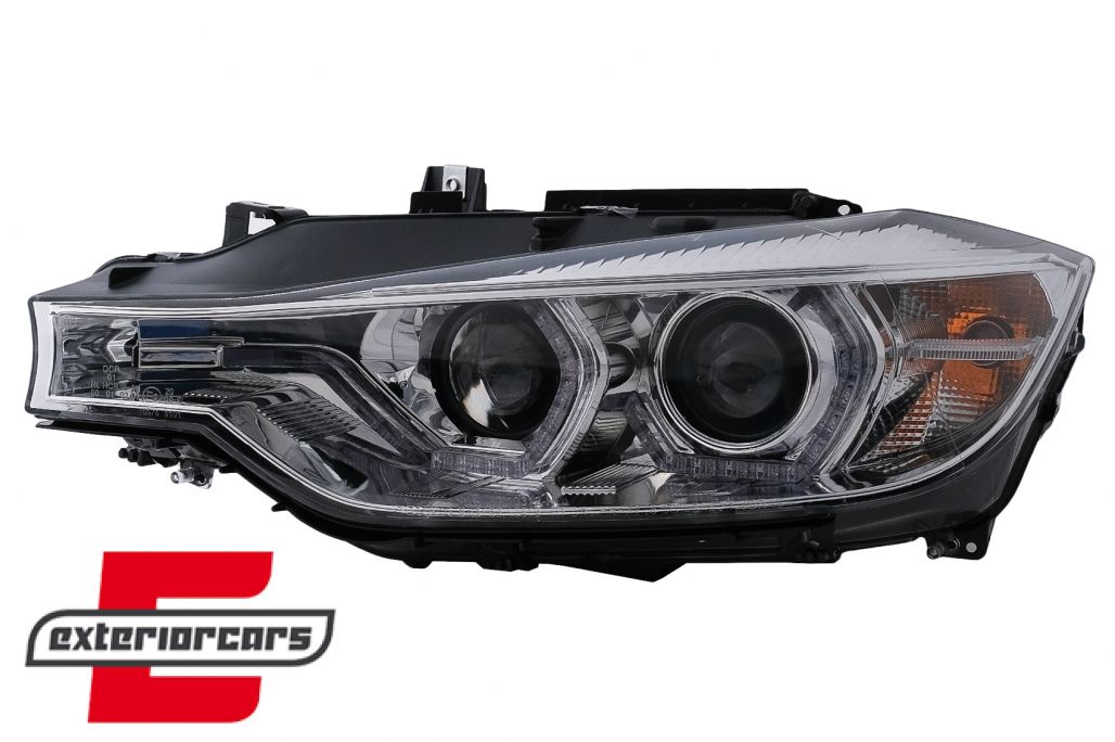 Prednja svjetla Angel Eyes LED DRL (chrome) / BMW serije 3 F30 F31 limuzina karavan (10.2011-05.2015) - Slika 2