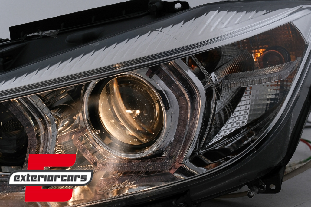 Prednja svjetla Angel Eyes LED DRL (chrome) / BMW serije 3 F30 F31 limuzina karavan (10.2011-05.2015) - Slika 15