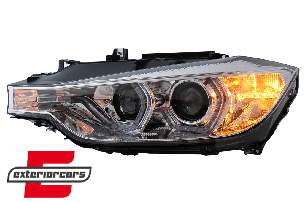 Prednja svjetla Angel Eyes LED DRL (chrome) / BMW serije 3 F30 F31 limuzina karavan (10.2011-05.2015) - Slika 16
