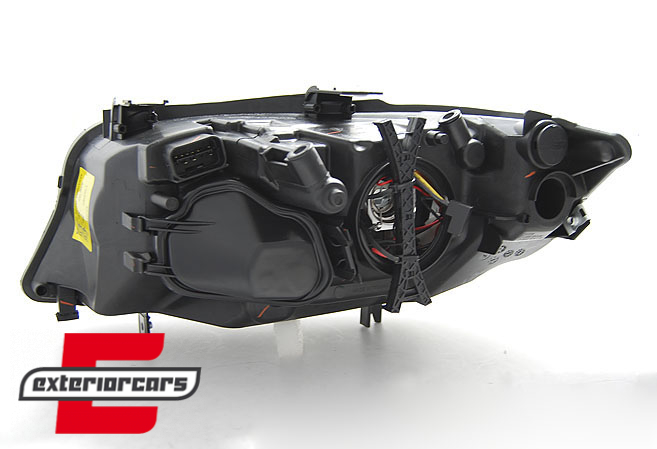 Prednja svjetla LED Angel Eyes LED žmigavci (crna) / BMW serije 3 E90 limuzina E91 karavan (03.2005-2011) - Slika 5