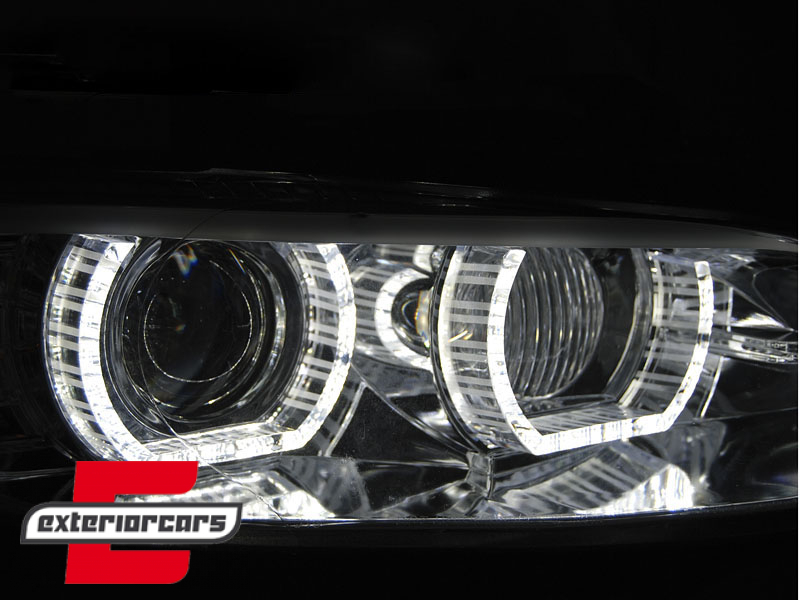 Prednja svjetla 3D LED Angel Eyes Xenon (chrome) / BMW serije 3 E92 E93 (2006-2010) - Slika 2