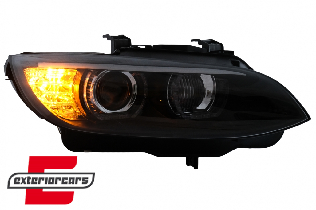 Prednja svjetla 3D LED Angel Eyes Xenon (crna) / BMW serije 3 E92 E93 (2006-2010) - Slika 11