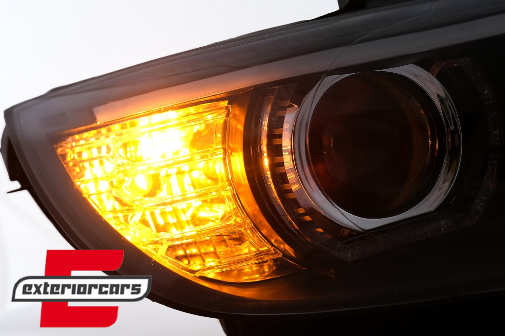 Prednja svjetla 3D LED Angel Eyes Xenon (crna) / BMW serije 3 E92 E93 (2006-2010) - Slika 12