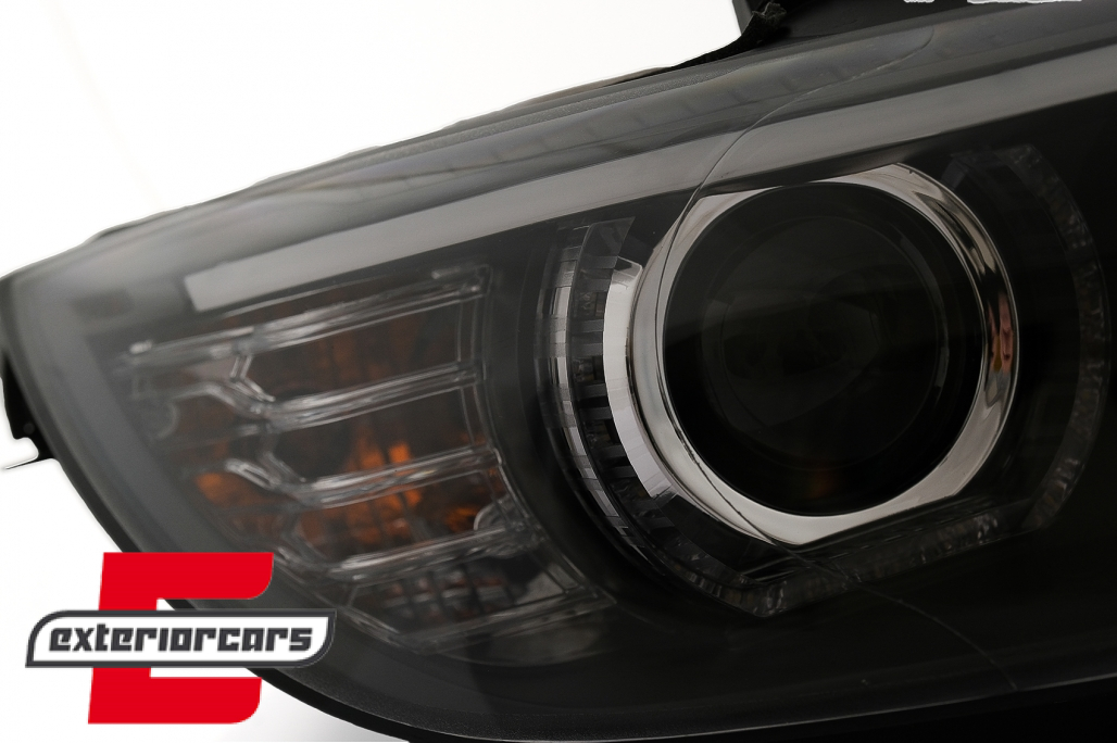 Prednja svjetla 3D LED Angel Eyes Xenon (crna) / BMW serije 3 E92 E93 (2006-2010) - Slika 9