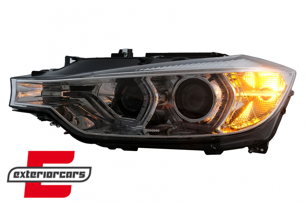 Prednja svjetla Angel Eyes LED DRL Xenon (chrome) / BMW serije 3 F30 F31 limuzina karavan (10.2011-05.2015) - Slika 5
