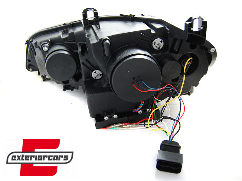 LED prednja svjetla 3D Angel Eyes LED DRL XENON (crna) / BMW X5 E70 (2007-2013) - Slika 5