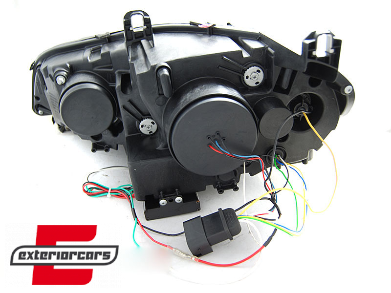 LED prednja svjetla 3D Angel Eyes LED DRL XENON (crna) / BMW X5 E70 (2007-2013) - Slika 6