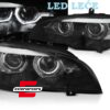 LED prednja svjetla 3D Angel Eyes LED DRL XENON (crna) / BMW X5 E70 (2007-2013)