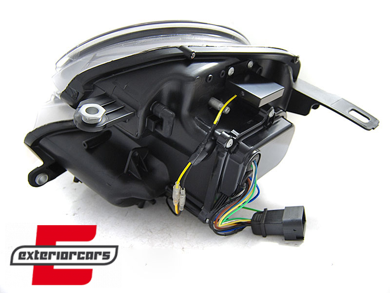 Prednja svjetla LED DRL TubeLight Xenon (crna) / Mini Cooper R56 Clubman R55 Cabrio R57 (2006-2014) - Slika 5