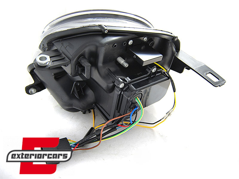 Prednja svjetla LED DRL TubeLight (crna) / Mini Cooper R56 Clubman R55 Cabrio R57 (2006-2014) - Slika 5