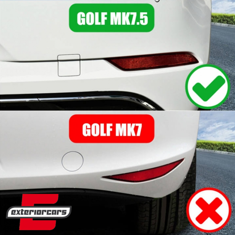 Poklopci stražnjih svjetla & splitteri svjetla za maglu (piano crna) / VW Golf 7.5 (2017-2019) - Slika 9