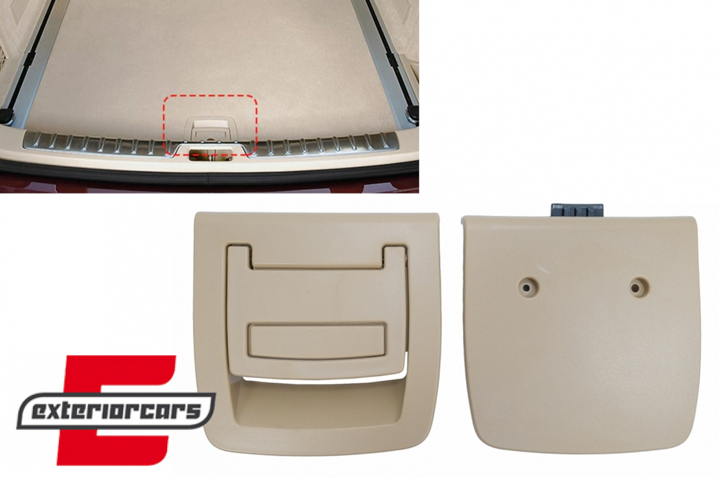 Unutarnja stražnja prostirka prtljažnika ručka tepiha (bež) / BMW serije 5 E61 (2003-2010) X5 E70 (2007-2013) X6 E71 E72 (2008-2015)