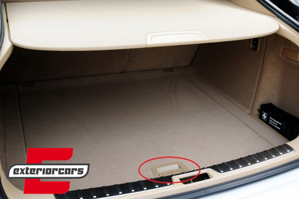 Unutarnja stražnja prostirka prtljažnika ručka tepiha (bež) / BMW serije 5 E61 (2003-2010) X5 E70 (2007-2013) X6 E71 E72 (2008-2015) - Slika 5