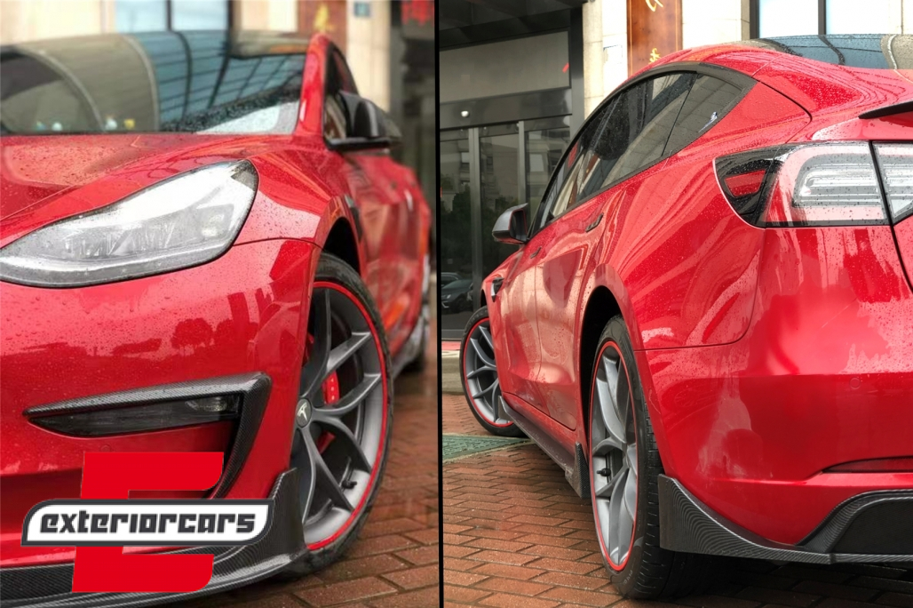 Bodykit Aero Carbon look / Tesla Model 3 (2017-) - Slika 33