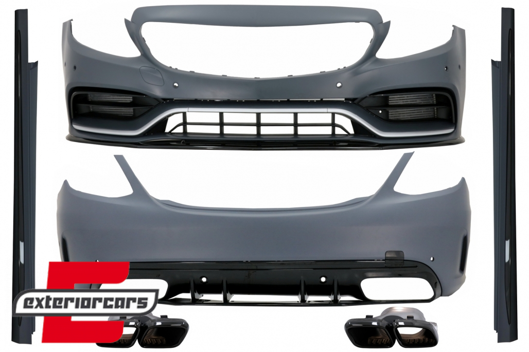 Bodykit & nastavci auspuha C63s Edition 1 dizajn / Mercedes C-klasa W205 limuzina (2014-2020)