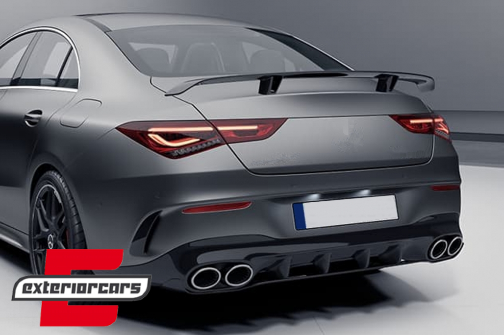 Bunker spojler Aero paket (piano crna) / Mercedes CLA Coupe C118 (2019-) - Slika 13