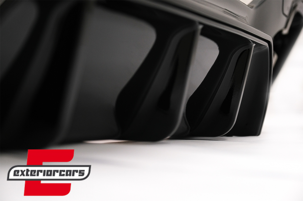 Prednji splitter & nastavci pragova & difuzor zraka M-Performance dizajn (piano crna) / BMW serije 1 F20 F21 LCI (2015-2019) - Slika 10