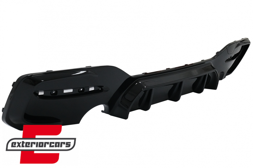 Prednji splitter & nastavci pragova & difuzor zraka M-Performance dizajn (piano crna) / BMW serije 1 F20 F21 LCI (2015-2019) - Slika 9
