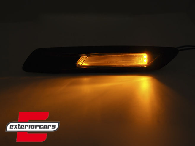 Bočni žmigavci LED (piano crna) / BMW serije 5 F10 F11 (2010-2014) - Slika 3