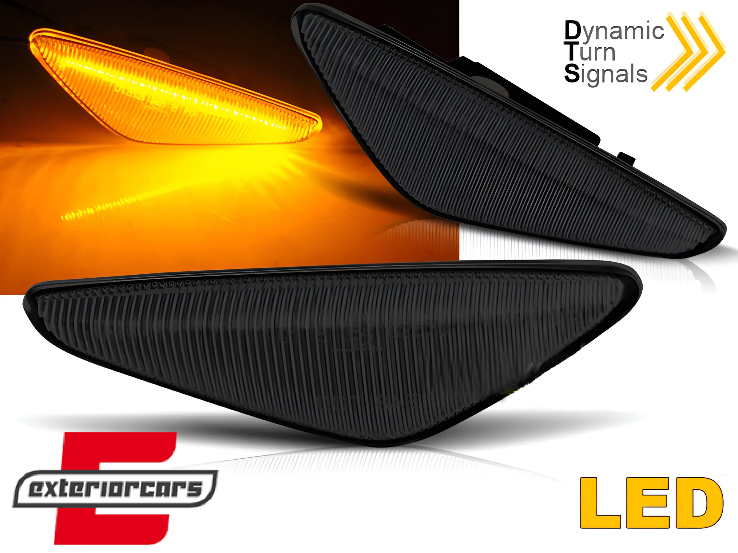Bočni žmigavci LED SEQ (smoke) / BMW X3 F25 (2010-2014) X5 E70 (2007-2013) X6 E71 (2008-2014)
