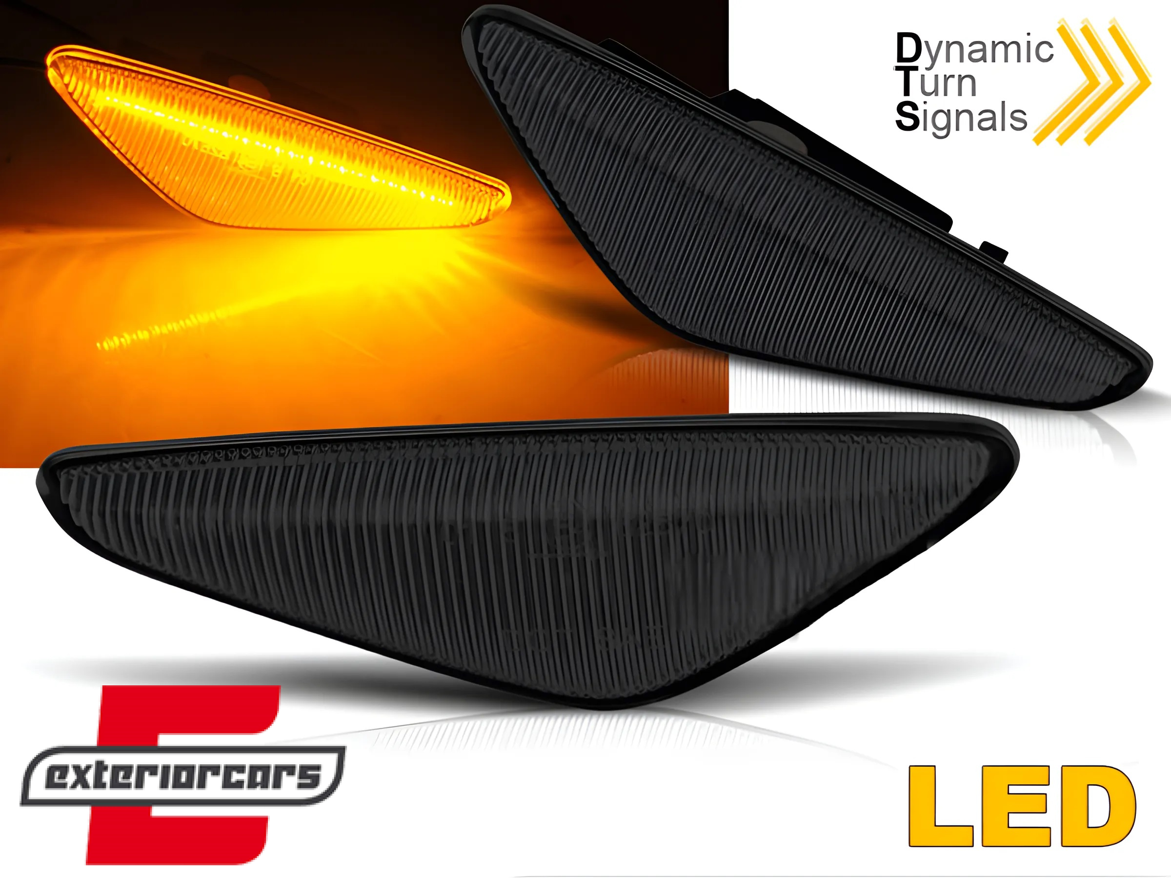 Bočni žmigavci LED SEQ (smoke) / BMW X3 F25 X4 F26 (2013-2018)