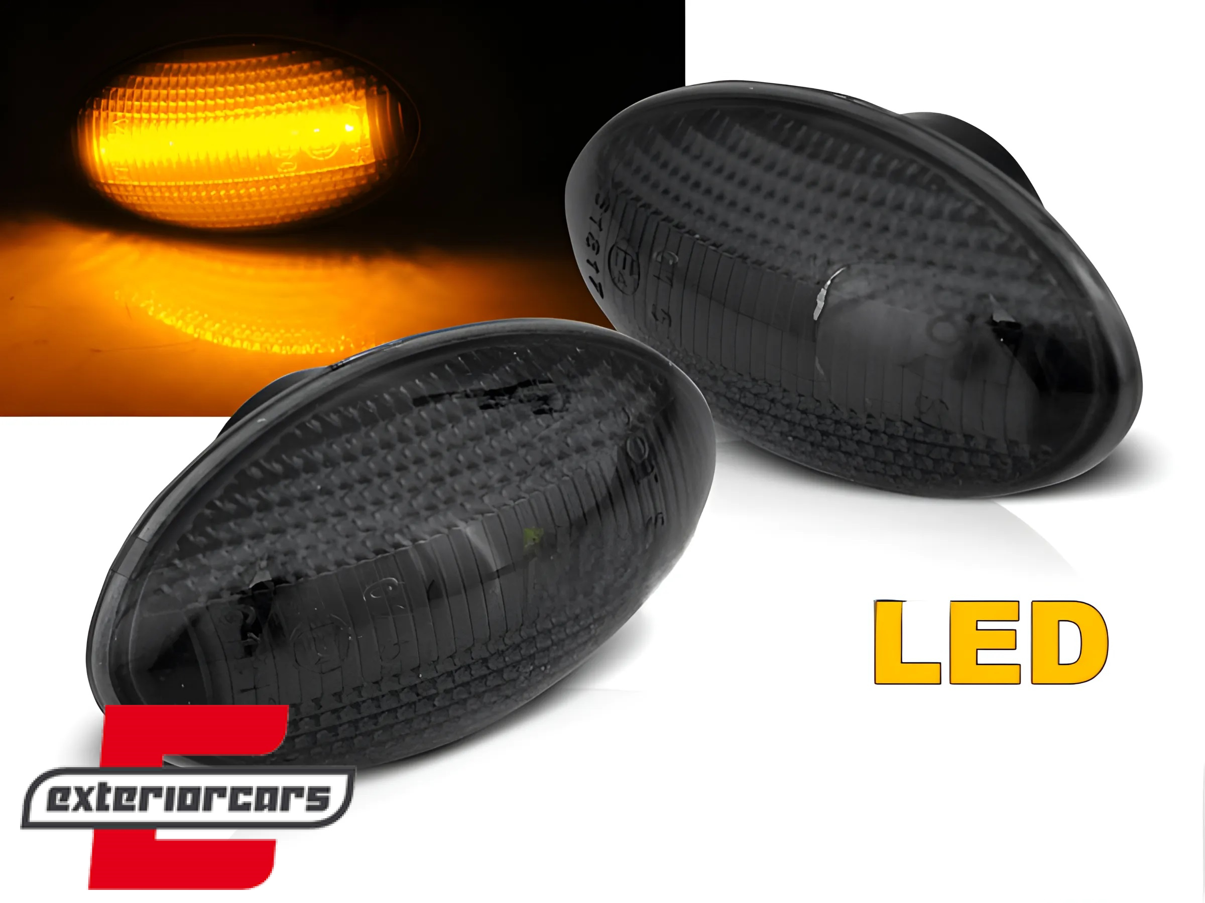 Bočni žmigavci LED (smoke) / MINI R50 R52 R53 (2001-2008)