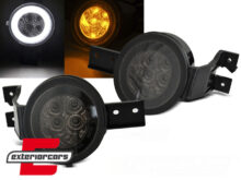 LED prednji žmigavci s pozicijskim svjetlom (smoke) / MINI COOPER R50 R53 R52 (2001-2006)