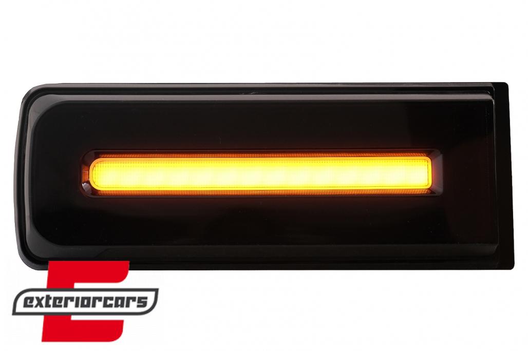 Full LED stražnja svjetla SEQ žmigavci Facelift 2018 dizajn (crna) / Mercedes G-klasa W463 (2008-2017) - Slika 5