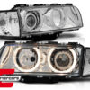 Prednja svjetla Angel Eyes (chrome) / BMW serije 7 E38 (1994-1998) - Slika 2