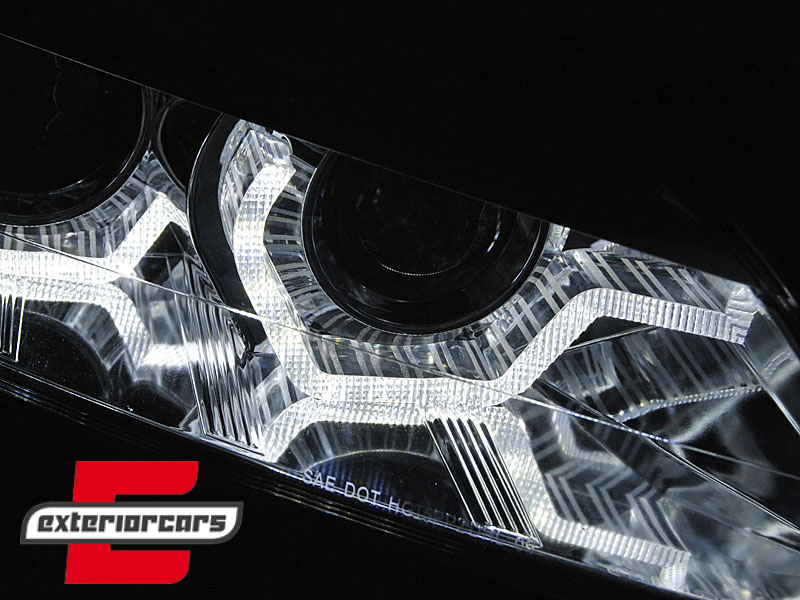 Prednja svjetla 3D Angel Eyes SEQ žmigavci XENON (chrome) / BMW Z4 E89 (2009-2013) - Slika 2