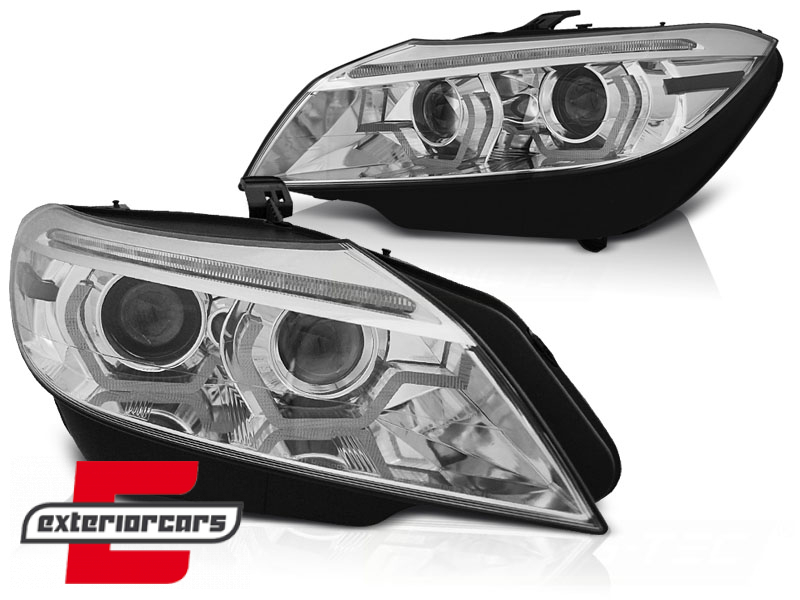 Prednja svjetla 3D Angel Eyes SEQ žmigavci XENON (chrome) / BMW Z4 E89 (2009-2013) - Slika 2
