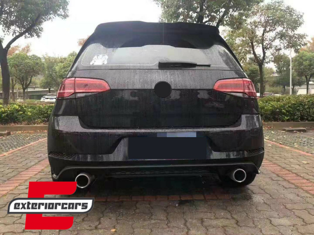 Mrežice zadnjeg branika u obliku saća (piano crna) / VW Golf 7.5 (2017-2019) - Slika 8