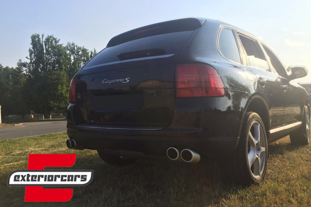 Nastavci auspuha GTS dizajn (srebrna) / Porsche Cayenne 92A V6 V8 Benzin (05.2010-09.2014) - Slika 8