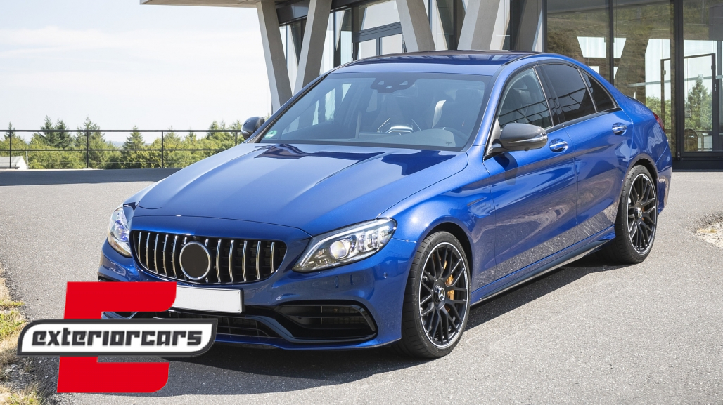 Prednja maska GT-R Panamericana dizajn (chrome) / Mercedes C-klasa C63 W205 limuzina S205 T-Modell A205 Cabrio C205 Coupe (03.2018-2020) - Slika 6