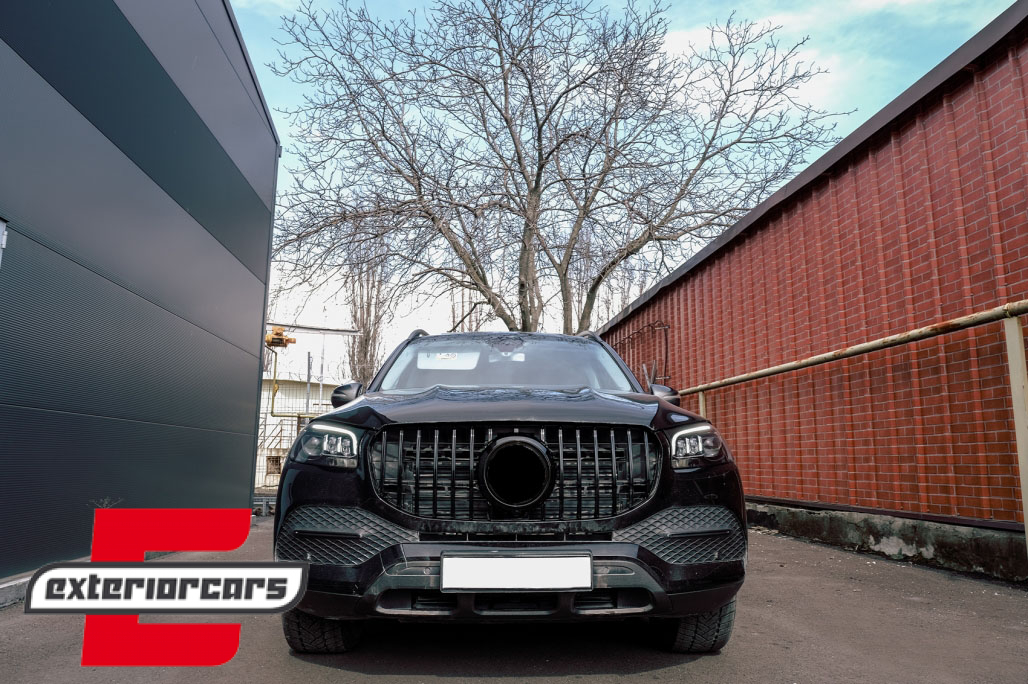 Prednja maska GT-R Panamericana dizajn (piano crna) / Mercedes GLS SUV X167 (2019-2023) - Slika 15