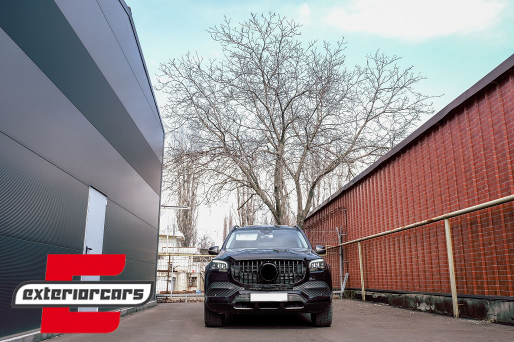 Prednja maska GT-R Panamericana dizajn (piano crna) / Mercedes GLS SUV X167 (2019-2023) - Slika 18