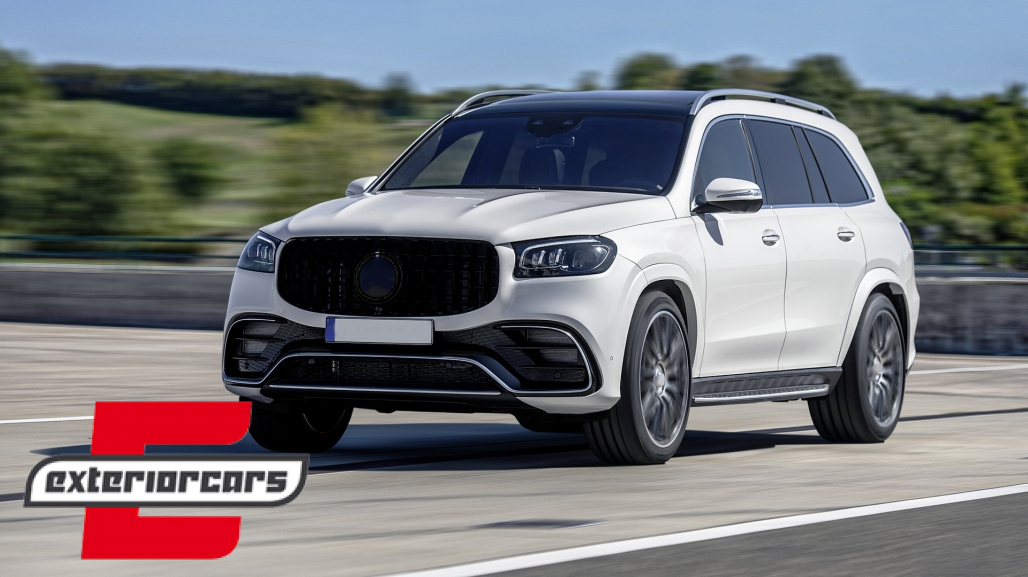 Prednja maska GT-R Panamericana dizajn (piano crna) / Mercedes GLS SUV X167 (2019-2023) - Slika 7