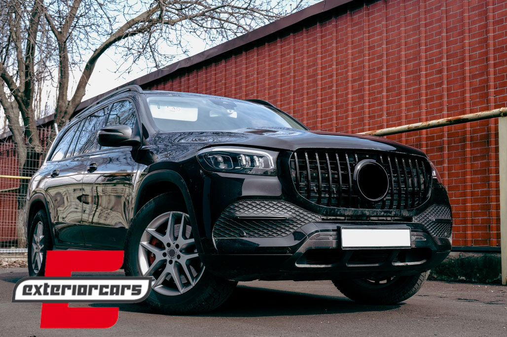 Prednja maska GT-R Panamericana dizajn (piano crna) / Mercedes GLS SUV X167 (2019-2023) - Slika 9