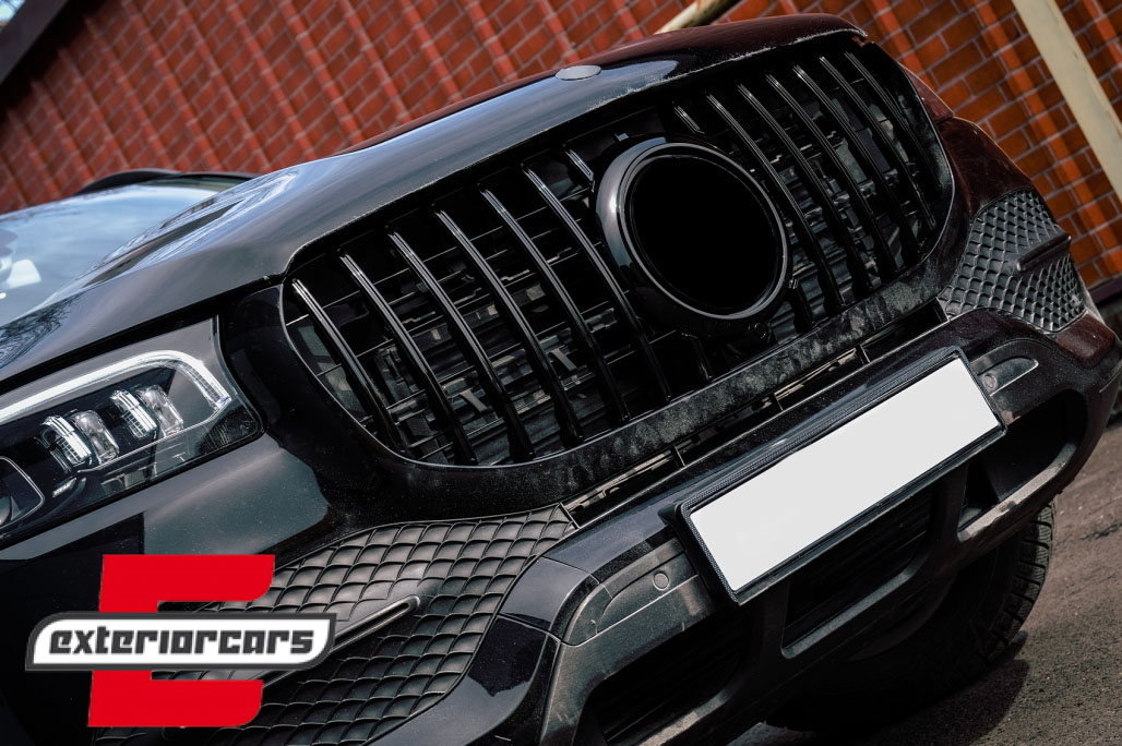 Prednja maska GT-R Panamericana dizajn (piano crna) / Mercedes GLS SUV X167 (2019-2023) - Slika 10