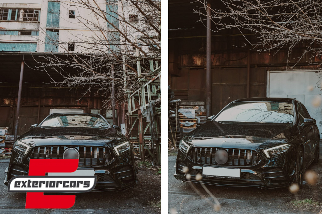Prednja maska GT-R Panamericana dizajn (piano crna) / Mercedes A-klasa W177 Hatchback V177 Limuzina (04.2018-12.2022) - Slika 16