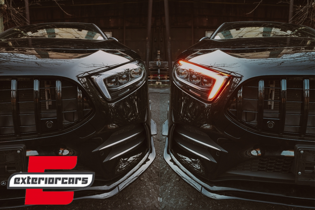 Prednja maska GT-R Panamericana dizajn (piano crna) / Mercedes A-klasa W177 Hatchback V177 Limuzina (04.2018-12.2022) - Slika 17