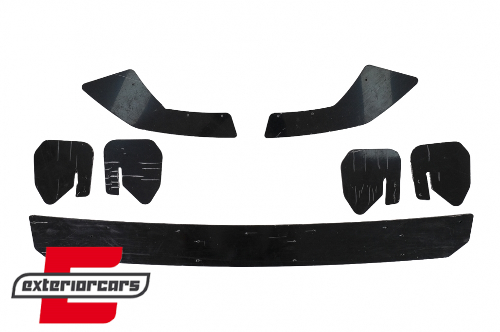 Splitter difuzora zraka (piano crna) / VW Golf 8 Hatchback Mk8/MQB (2020-) - Slika 2